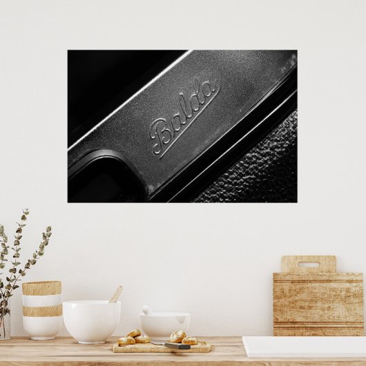 Poster Caméra vintage (Cuisine)