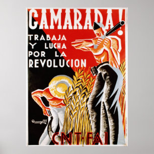 Poster Camerada ! cartel [affiche de camarades]