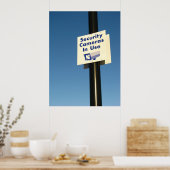 Poster Caméras de sécurité utilisés (Cuisine)