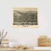 Poster Cameron, WV Panoramic Map - 1899 (Cuisine)