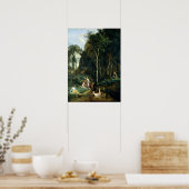 Poster Camille Corot Diana et Actaeon (Cuisine)