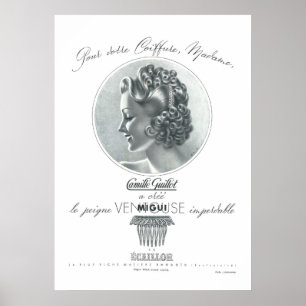 Poster Camille GUILLOT (annonce Vintage en français)