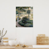 Poster Camille Monet dans le jardin à Argenteuil (Cuisine)