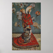 Poster Camille Monet en costume japonais par Claude Monet (Devant)