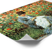 Poster Camille Monet & Enfant Monet Fête des Mères (Coin)