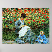 Poster Camille Monet et Child, (Devant)