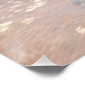 Poster Camille Monet sur un banc de jardin (Coin)