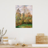 Poster Camille Pissarro - Automne, Poplars, Eragny (Cuisine)