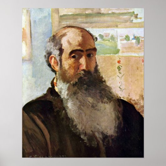 Poster Camille Pissarro - Autoportrait (Devant)