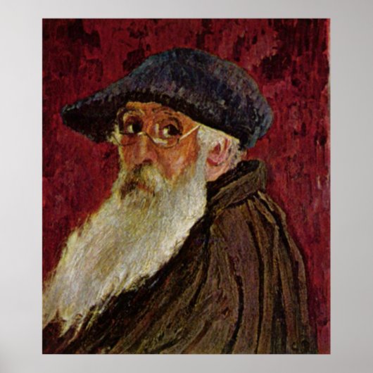 Poster Camille Pissarro Autoportrait 1898 Autoportrait (Devant)