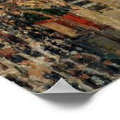 Poster Camille Pissarro Boulevard Montmartre Peinture (Coin)