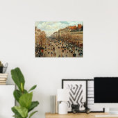 Poster Camille Pissarro Boulevard Montmartre Peinture (Bureau à domicile)
