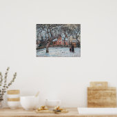 Poster Camille Pissarro - Chataigniers a Louvecienne (Cuisine)