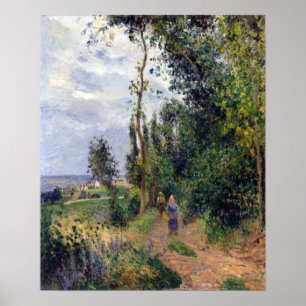 Poster Camille Pissarro Côte des Grouettes, près de Ponto