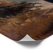 Poster Camille Pissarro deux femmes qui bavardent au bord (Coin)