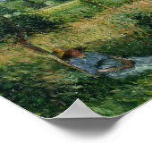 Poster Camille Pissarro - Effet Soleil du matin, Eragny (Coin)