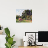 Poster Camille Pissarro Haystacks, Matin, Éragny (Bureau à domicile)