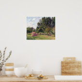 Poster Camille Pissarro Haystacks, Matin, Éragny (Cuisine)