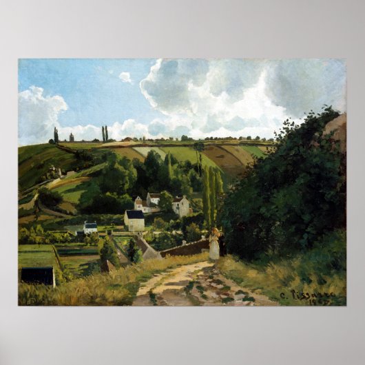 Poster Camille Pissarro Jalais Hill, Pontoise (Devant)