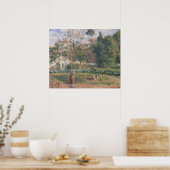 Poster Camille Pissarro | Jardin végétal à l'Hermita (Cuisine)