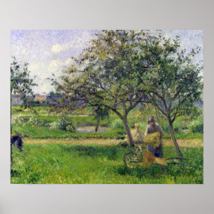 Poster Camille Pissarro   la brouette, verger, c.188
