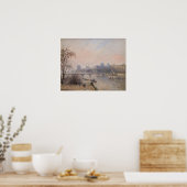 Poster Camille Pissarro - La Seine et le Louvre (Cuisine)