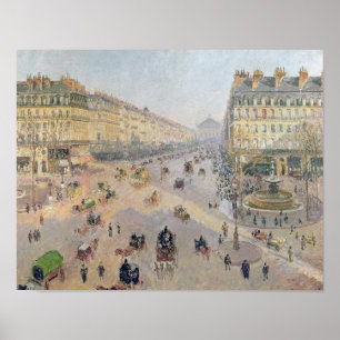 Poster Camille Pissarro L'Avenue de L'Opéra, Paris