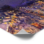 Poster Camille Pissarro Le Boulevard Montmartre La Nuit (Coin)