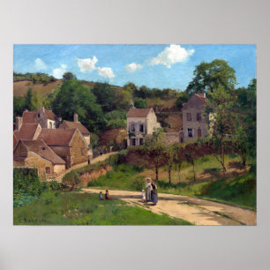 Poster Camille Pissarro L'Ermitage à Pontoise