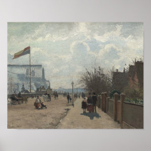 Poster Camille Pissarro - The Crystal Palace