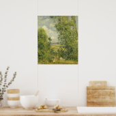 Poster Camille Pissarro | Un repos dans le pré (Cuisine)