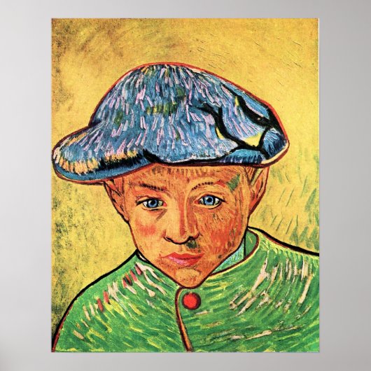 Poster Camille Roulin par Vincent van Gogh (Devant)