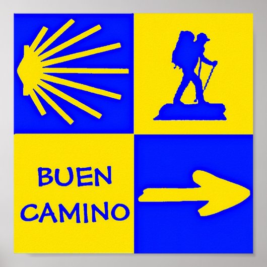Poster Camino de Santiago (Voorkant)