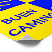 Poster Camino de Santiago (Hoek)