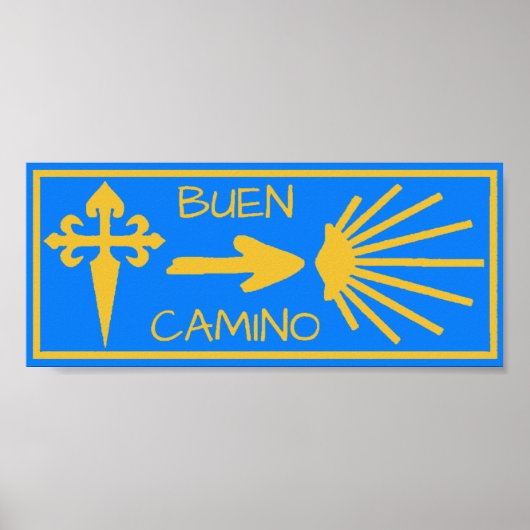 Poster Camino de Santiago (Voorkant)