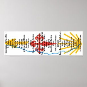 Poster Camino de Santiago