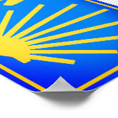 Poster Camino de Santiago (Hoek)