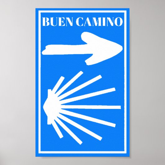 Poster Camino de Santiago (Devant)
