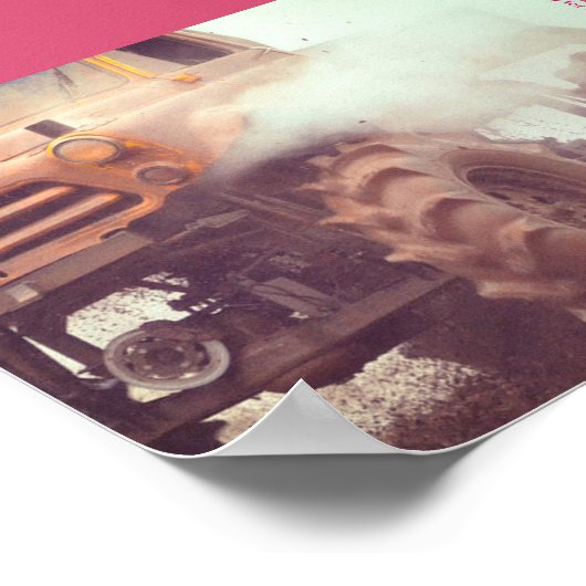 Poster Camion 4x4 à boue (Coin)