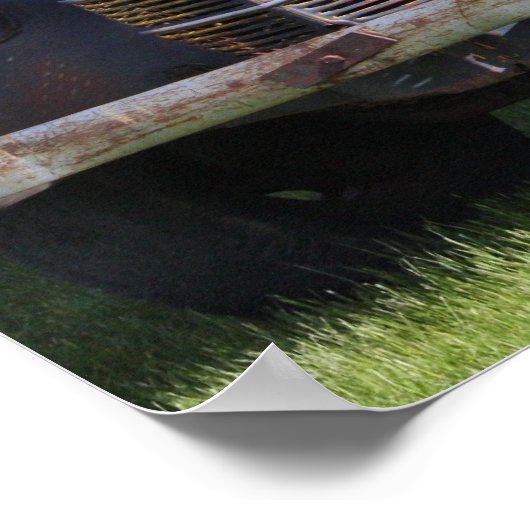 Poster Camion agricole d'hier (Coin)