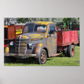 Poster Camion agricole d'hier (Devant)