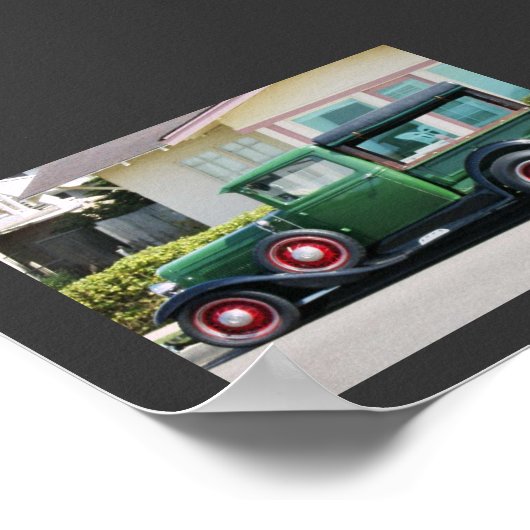 Poster camion antique (Coin)