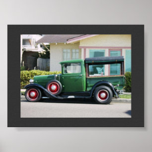 Poster camion antique