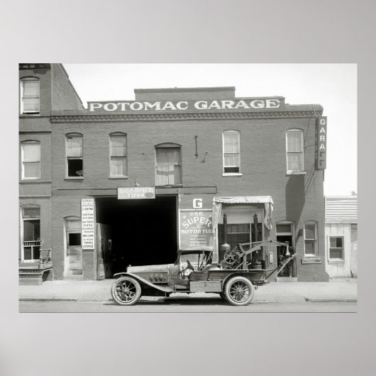 Poster Camion antique Tow, 1921 (Devant)