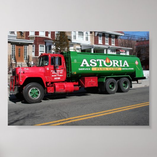 Poster Camion Astoria Fuel Oil (Devant)