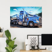 Poster Camion avec style (Bureau à domicile)