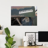 POSTER CAMION CHEVY 1950 (Bureau à domicile)