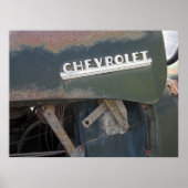 POSTER CAMION CHEVY 1950 (Devant)