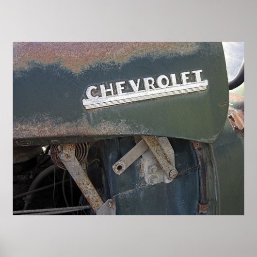 POSTER CAMION CHEVY 1950 (Devant)