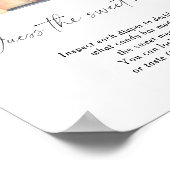 Poster camion citrouille - devinez le gâchis doux (Coin)